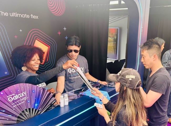 brand ambassadors handing out premiums