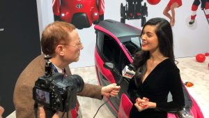 Issabel Being Interviewed