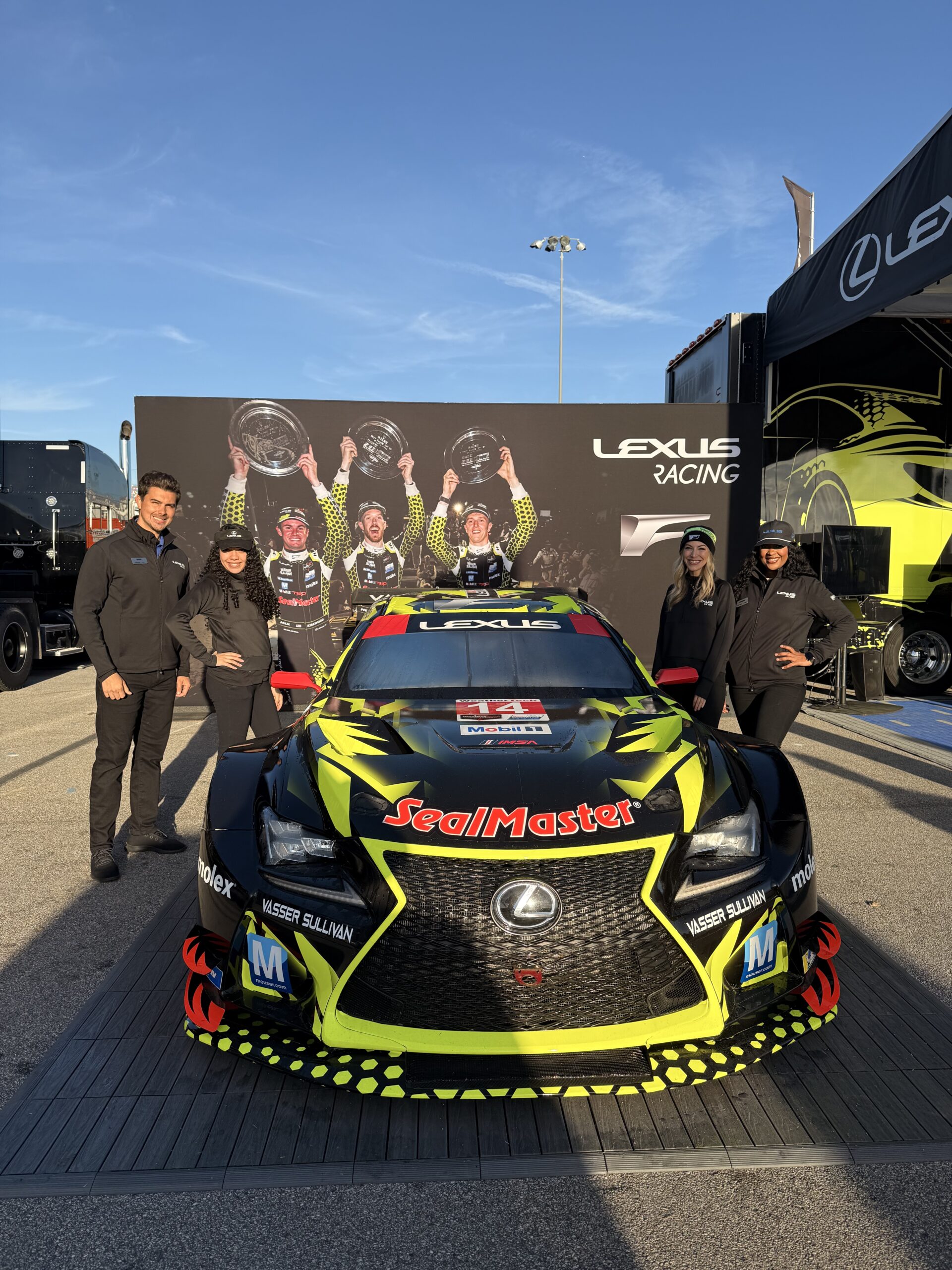 Talent working Rolex 24 in Daytona