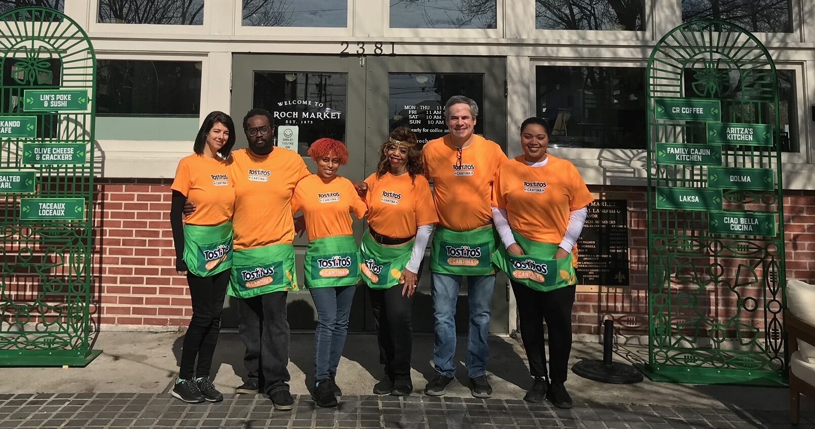 Group of brand ambassadors at Super Bowl LIX